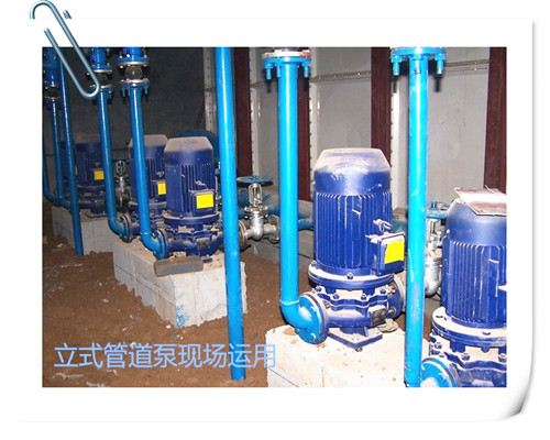 立式管道泵現(xiàn)場應(yīng)用